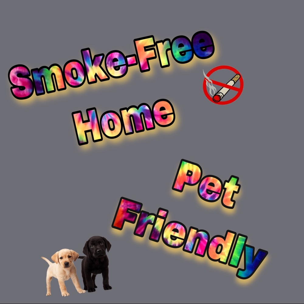 Smoke free & pet friendly